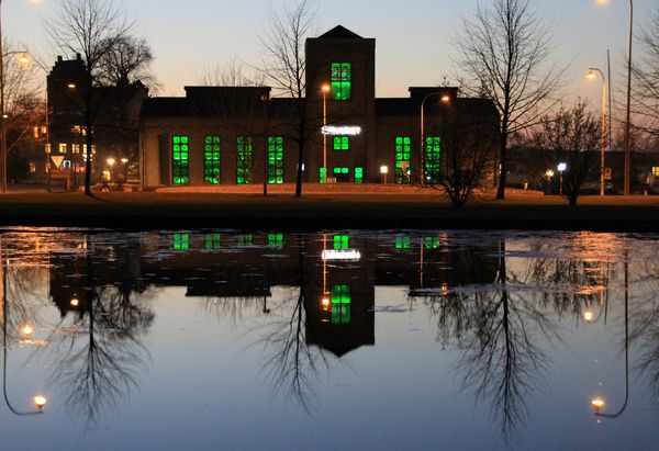 Gasvaerk by night